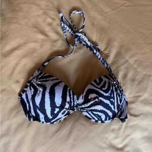 Victoria Secret Zebra Print Bikini Top